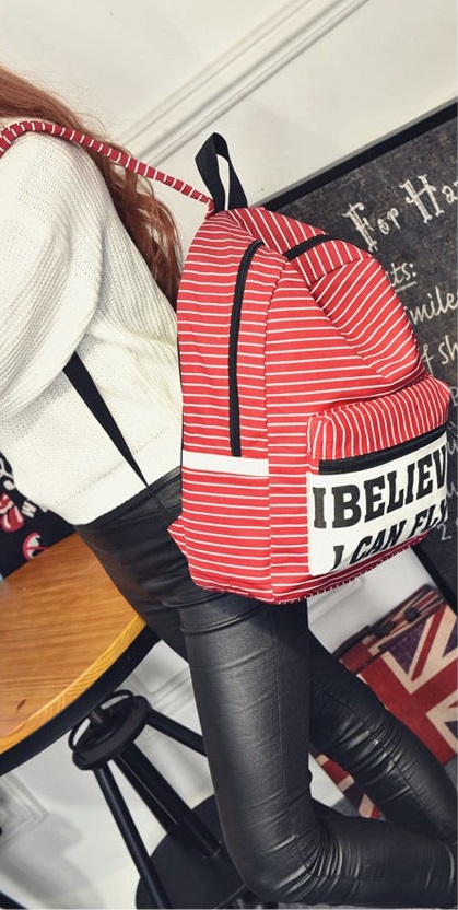 KW80265 Casual Ladies Backpack Red